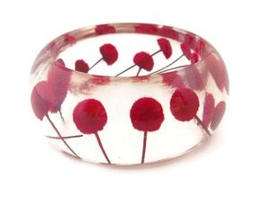 GUIDE Bijoux fins Bracelets fins Bracelets fins avec chaîne et maillons Bracelets en résine acrylique avec fleur Bijoux pour - Product Image 1