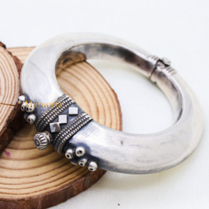 Traditional Handmade Openable <b>Bracelet</b> <b>Silver</b> Kada 925 Sterling <b>Silver</b> Bangle Jewelry for Wholesale - Product Image 4