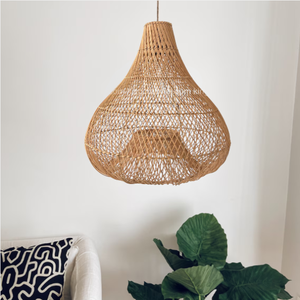 High Quality Handwoven Rattan Lampshade Beautiful Lampshade For Decoration In Livingroom Restaurant From Vietnam - Product Image 2
