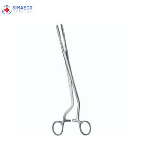 Cheron 240mm Dressing Forceps with Laterally Angled Handles Manual Surgical Instrument Set - Product Image 1