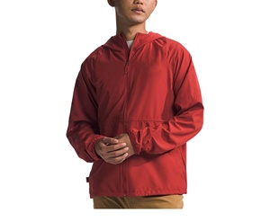 OEM Custom Logo Men's Waterproof Windproof Athletic <b>Hooded</b> Windbreaker <b>Jacket</b> Leather Fabric <b>Fur</b> Gym Running Outdoor Sports - Product Image 3