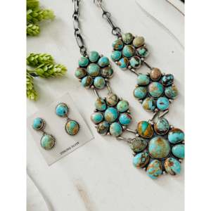 Ensemble de colliers de mode en turquoise et argent sterling Kathleen Livingston Royston - Product Image 4