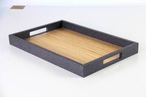 Bandejas Redondas de Madera Modernas, Elegantes, Hechas a Mano y Pulimentadas, de Diseño Premium, Alta Calidad, Aptas para Lavavajillas, Fabricante Mayorista - Product Image 1