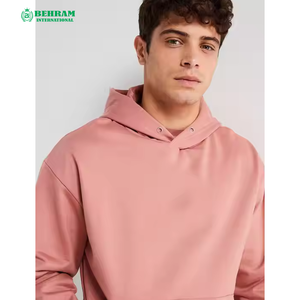 Sweat-shirts à capuche unisexes personnalisés style streetwear, coupe classique, en polaire/tissu éponge français, respirants, séchage rapide, pour l'hiver, en gros, haute qualité - Product Image 4