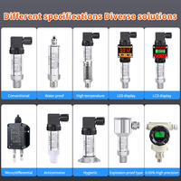 Sensor Tekanan Kecil Wifi 4-20ma 24vdc Rs485 Transduser Tekanan Mikro Rentang Rendah Hart Layar Lcd Pemancar Tekanan Air