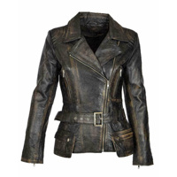 Veste de motard noire classique, design personnalisé de qualité, taille adulte, veste en cuir véritable pour femme, veste en cuir pour femmes.