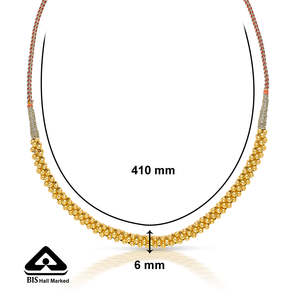Collar Thushi de Oro de 18K para Mujer con Perla, Moissanita y Diamantes - Joyería Religiosa de Moda con Cadena de Eslabones para Compromiso - Product Image 5