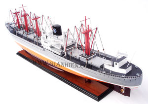 El fabricante de Gia Nhien aprueba el diseño personalizado MOQ bajo SEINE LLOYD BUQUE DE CARGA GENERAL con grúas-Modelo de barco de alta calidad - Product Image 2