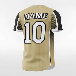 Maillot de baseball personnalisé par le fabricant avec manches courtes, option de nom et de numéro de l'équipe brodés pour les vêtements de softball - Product Image 5