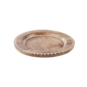 Wholesale Price Charger Plates for Christmas Dinner Wooden Charger Plates for Thanksgiving Rustic Charger Plates for <b>Parties</b> - Product Image 6