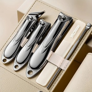 ชุดตัดเล็บมือและเท้าแบบมืออาชีพ 5-in-1 ทำจากเหล็กกล้าคาร์บอน พร้อมใบมีดโค้งและเฉียง สำหรับนิ้วมือและนิ้วเท้า รวมตะไบเล็บ - Product Image 2