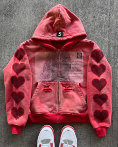 Conjunto Deportivo de Moda Personalizado, Pantalones Deportivos Transpirables de Forro Polar con Cintura Elástica y Capucha con Cordón, Estilo Urbano - Product Image 2