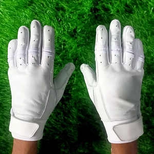 Vente chaude Meilleure qualité Gants de frappe de baseball en cuir d'origine légers et souples Robustes Logo personnalisé Meilleur gant de frappe - Product Image 5