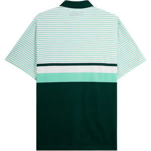 Polo élégant en soie mélangée à la coupe ajustée avec une brillance subtile et une sensation luxueuse pour un style décontracté haut de gamme fabriqué au Pakistan - Product Image 3