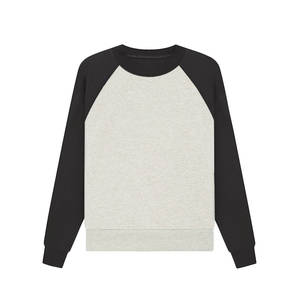 Unisex de alta calidad de manga larga raglán Tops 2025 personalizado suelto Sudadera con capucha estampado sudaderas cuello suéter al por mayor Tops de tela - Product Image 2