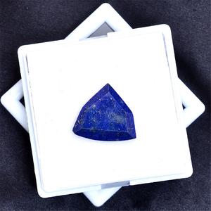 Pierre précieuse Lapis Lazuli naturelle de haute qualité 8x8mm Fancy Rosecut 5 Cts Iroc Sales Blue Loose Stone Afgani Square Faceted Cab" - Product Image 4