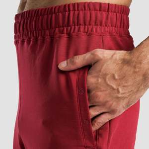 Pantalon de randonnée 100% Coton Rouge Absolu, Coupe Droite Légère, Tissu en Laine Coloré, Taille XL, Logo Personnalisable, Tendance - Product Image 5