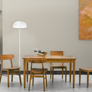 Juego de Mesa de Comedor de Madera de Teca Moderno y Elegante, Diseño Nórdico, Muebles de Exterior, Madera Legal Indonesia Sostenible y Duradera para Uso Doméstico - Product Image 5