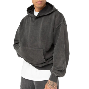 Sudaderas Extra Grandes Personalizadas, 100% Algodón Orgánico, Felpa, con Cierre, Lavadas, para Hombre y Mujer, Ropa Urbana, Sudadera con Capucha para Invierno - Product Image 1