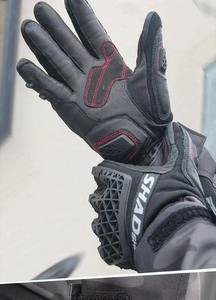 Gants de moto en cuir imperméables et respirants en cuir de chèvre, gants de motocross à doigts complets, isolés thermiquement - Product Image 6