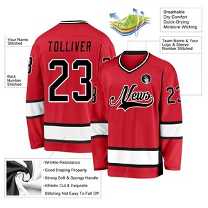 Customizable Logo Premium Quality Ice <b>Hockey</b> Jersey for Kids and Adults Sports Wear for Custom Team Name - Product Image 2