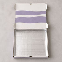 Boîte à pizza en carton ondulé personnalisée avec doublure en aluminium pour les fêtes de Pâques, idéale pour les repas en famille et la vente en gros d'emballages alimentaires à emporter