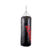 Sacs de frappe classiques traditionnels remplis d'eau lourde/de sable 45kg cuir synthétique de haute qualité de 6 pieds pour la boxe du fournisseur indien