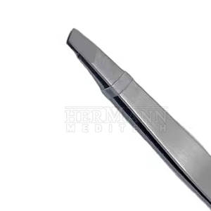 Pince à épiler pointue en acier inoxydable durable, légère, réutilisable, personnalisable, outil de maquillage professionnel, moderne et tendance - Product Image 6