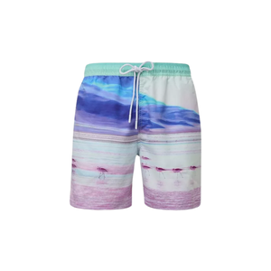 Bermudas de qualité supérieure, style urbain, texture tissée, lacets, cordon de serrage, toile écologique, séchage rapide, respirant, uni - Product Image 3