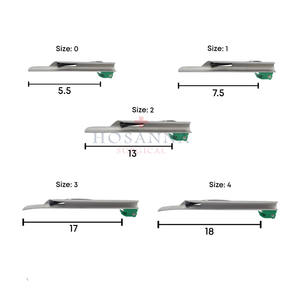 Nuevo juego de laringoscopio de fibra óptica Macintosh de 4 cuchillas de un solo uso con fuente de alimentación manual fabricada en Pakistán - Product Image 5