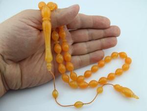 Tasbih décoratif en résine à thème ange, perles de prière islamiques faites à la main, chapelet musulman Dhikr, cadeau spirituel religieux pour Ramadan et l'Aïd - Product Image 3