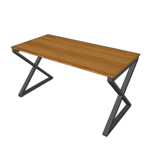 XBamboo 140x70cm BFXB005 Computer <b>Desk</b> with Assembled Iron Legs - Product Image 6