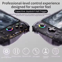 Console de Jeu Vidéo Portable ANBERNIC RG557 Android 14, Écran AMOLED HD de 5,48 Pouces, Batterie 5500 mAh pour Jeux PS2 et 3DS