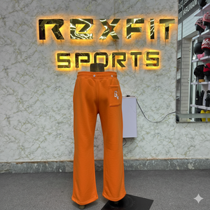 Bon fabricant pantalons de survêtement décontractés pour hommes fabriqués en usine vente en gros thermique polaire doublé joggers hiver épais pantalon en laine mi-plat - Product Image 4