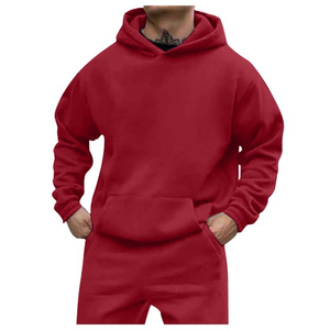 480gsm poids lourd coton Plus velours pull à capuche hommes top vente polaire pull à capuche femmes sweat - Product Image 4