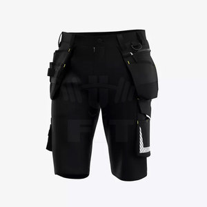 Pantalones cortos de seguridad con diseño de logotipo personalizado de la mejor calidad, cinta reflectante, ropa de trabajo, el más nuevo estilo deportivo de algodón sólido - Product Image 1