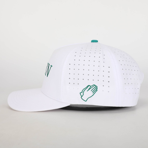 หมวกแก๊ปเจาะรูปัก3D หมวกกันน้ำหมวกตัดเลเซอร์มี5แผงหมวกกอล์ฟน้ำหนักเบากันน้ำหมวกตัดด้วยเลเซอร์ - Product Image 4