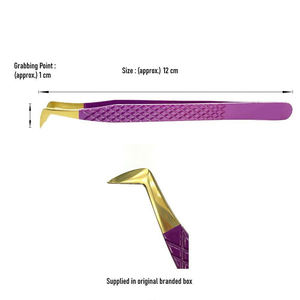 Pince à cils pour femmes Kit de beauté outil pour cils pince à épiler cils dans différentes couleurs pince à épiler - Product Image 5