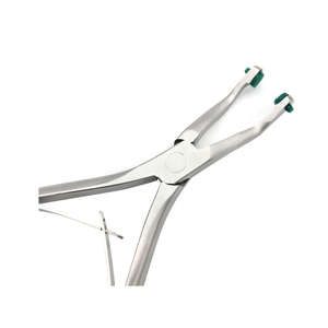 Alicates de Ortodoncia de Alta Calidad para Doblar Alambres Quirúrgicos, 14 cm, Curvos, Tipo Howe, con Punta Serrada, Accionamiento Manual - Product Image 3