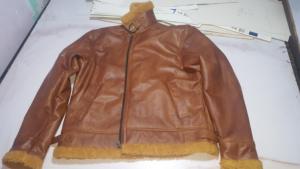 Chaqueta Clásica de Cuero Sintético para Hombre, Abrigo Cálido de Invierno, Forro Suave, Ropa de Abrigo, Moda Urbana, Chaqueta de Aviador Vintage - Product Image 4