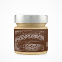 Crème à tartiner au caramel et aux noisettes Mado Group Srl (pot en verre de 200 g) Snacks aux noix Texture semi-molle Goût sucré Certifié BRC/HACCP