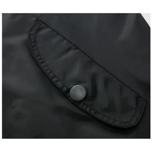 Chaqueta de bombardero de poliéster 100% de alta calidad personalizada para hombre, ropa de calle, moda de invierno, cremallera, prendas de vestir Exteriores, parte delantera de vuelo informal Varsity - Product Image 3