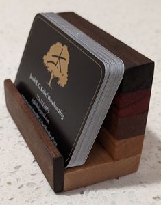 Solid Wood Business <b>Card</b> Holder | High-Quality Craft Work | Bulk Wholesale Supply - Product Image 1