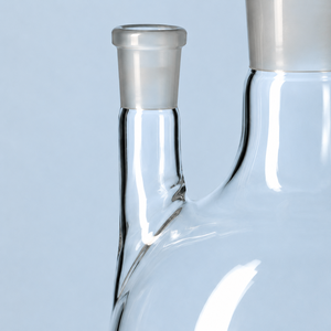 Frasco de Reacción de Vidrio Borosilicato de Alta Temperatura con 3 Cuellos: Uno Central y Dos Laterales Paralelos - Product Image 6