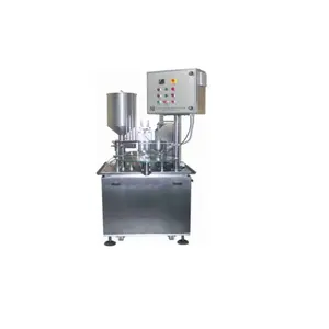 Top Quality Fully Automatic Rotary Type Single Head Cup Filling and Sealing Machine with SS Material Made Heavy Duty 1-6-R