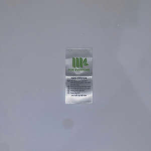 Custom Cotton Woven Main Labels-Center Fold Logo Neck <b>Tags</b> Washable Garment Labels for Garment Shoes & <b>Bags</b> - Product Image 4