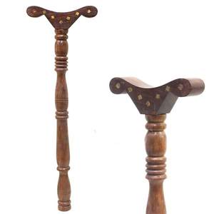 Bâton de Yoga en bois 48cm pour le soutien de l'alignement et de l'équilibrage dans les postures de Yoga-modèle YAW WYS4 prix de gros bon marché - Product Image 1