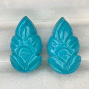 งานประดิษฐ์ศิลปะแกะสลักหินอิริโซน่าสีเทอร์ควอยซ์ทรงรีตัดอัญมณีซาฮาร่าอัญมณีสีเปลี่ยนเอฟเฟกต์แสง - Product Image 2