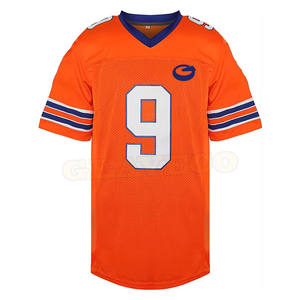 Camiseta de fútbol americano personalizable, nuevo diseño, ropa deportiva transpirable de Pakistán, opciones de talla grande disponibles - Product Image 1