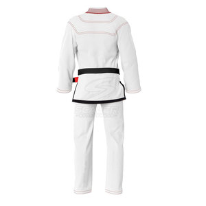 Uniforme de Jiu Jitsu Elástico, Ligero y Transpirable, Ropa de Artes Marciales, Kimono de Jiu Jitsu, Traje de Entrenamiento Suave, Adecuado para Principiantes - Product Image 2